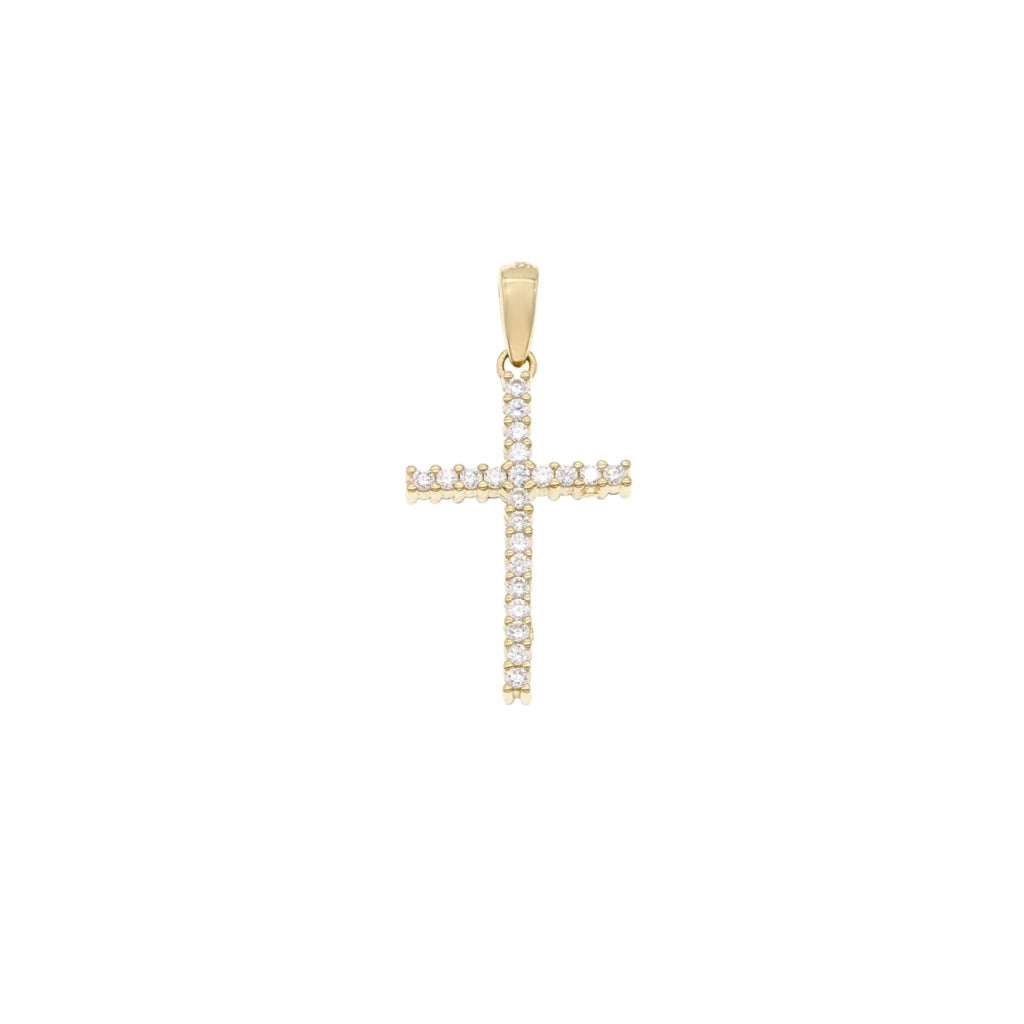 Pandantiv Aur 14k Cruce Reversibila