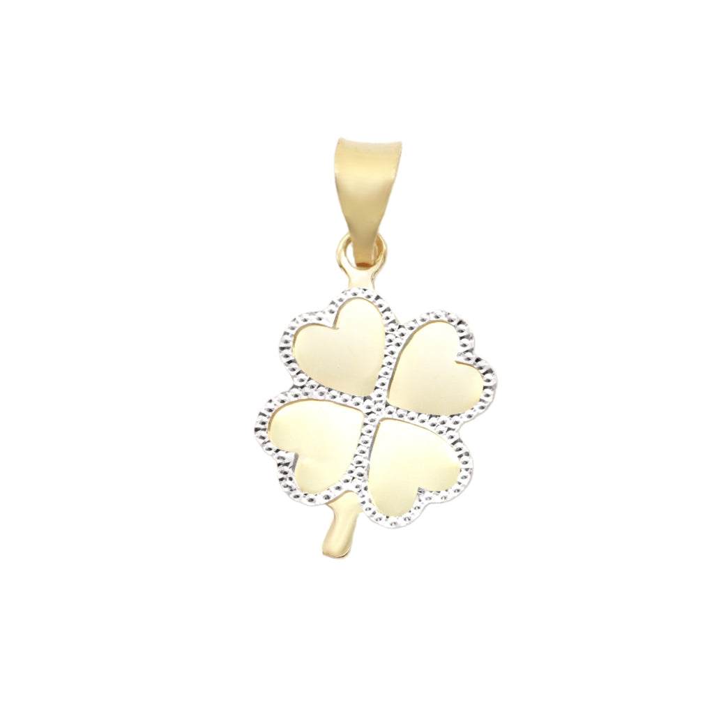 Martisor Pandantiv Aur 14k Trifoi Lucky Charm