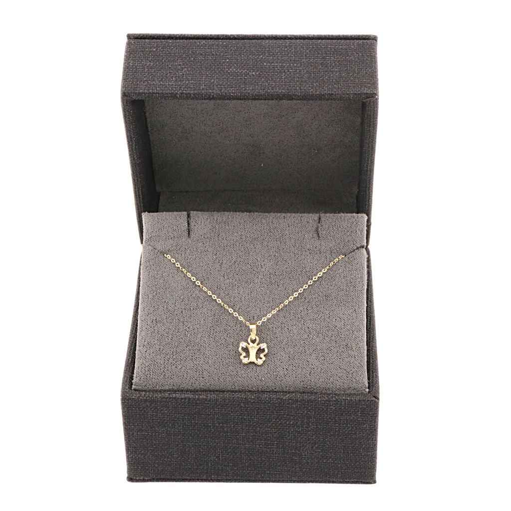 Pandantiv Aur 14k Fluture cu Pietre Zirconia