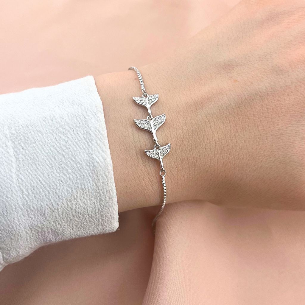Bratara Argint Mermaid cu Pietre Zirconia