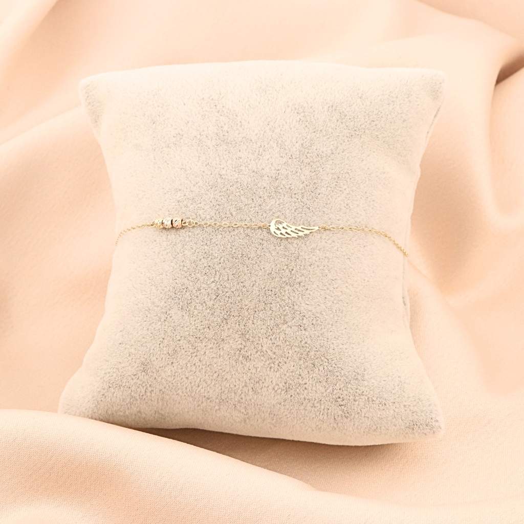 Bratara Aur 14k Aripa si Bile Multicolore