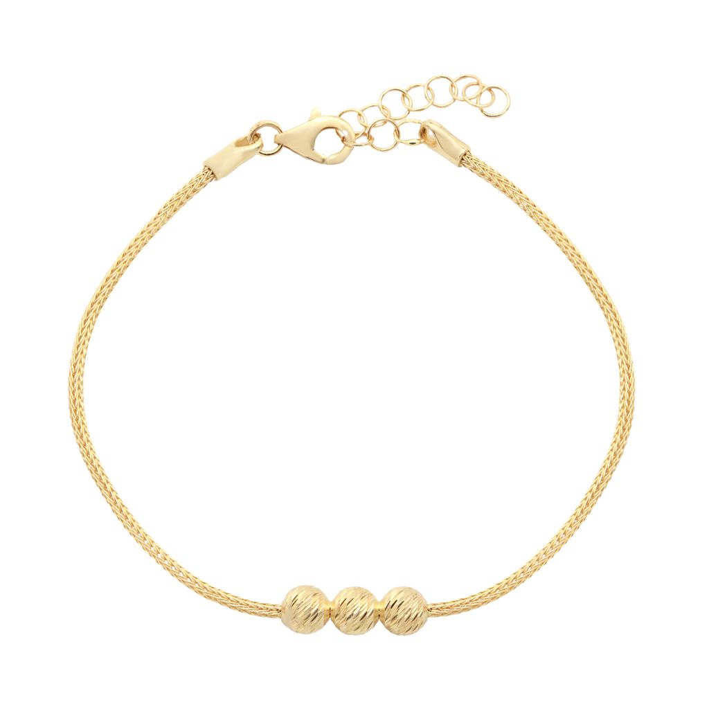 Bratara Aur 14k cu Bile