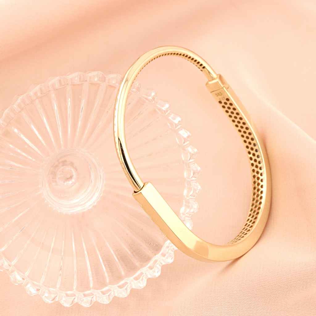 Bratara Aur 14k Fixa Lock Bangle