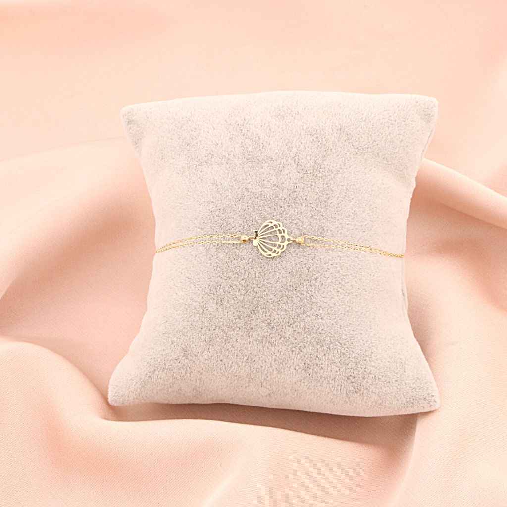 Bratara Aur 14k Seashell
