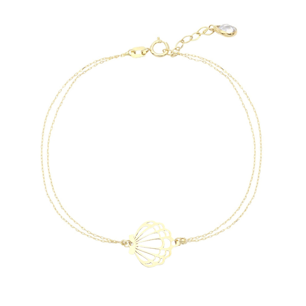 Bratara Aur 14k Seashell
