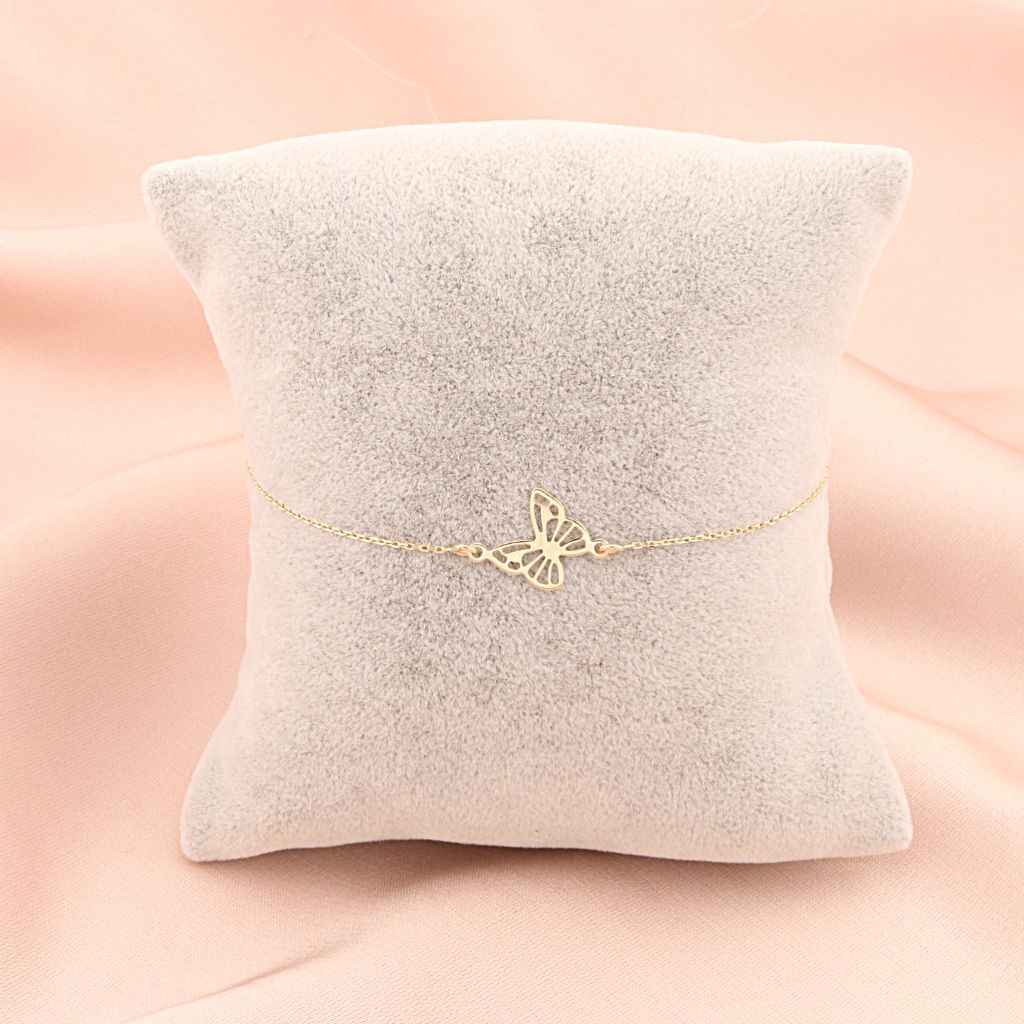 Bratara Aur 14k Simple Butterfly