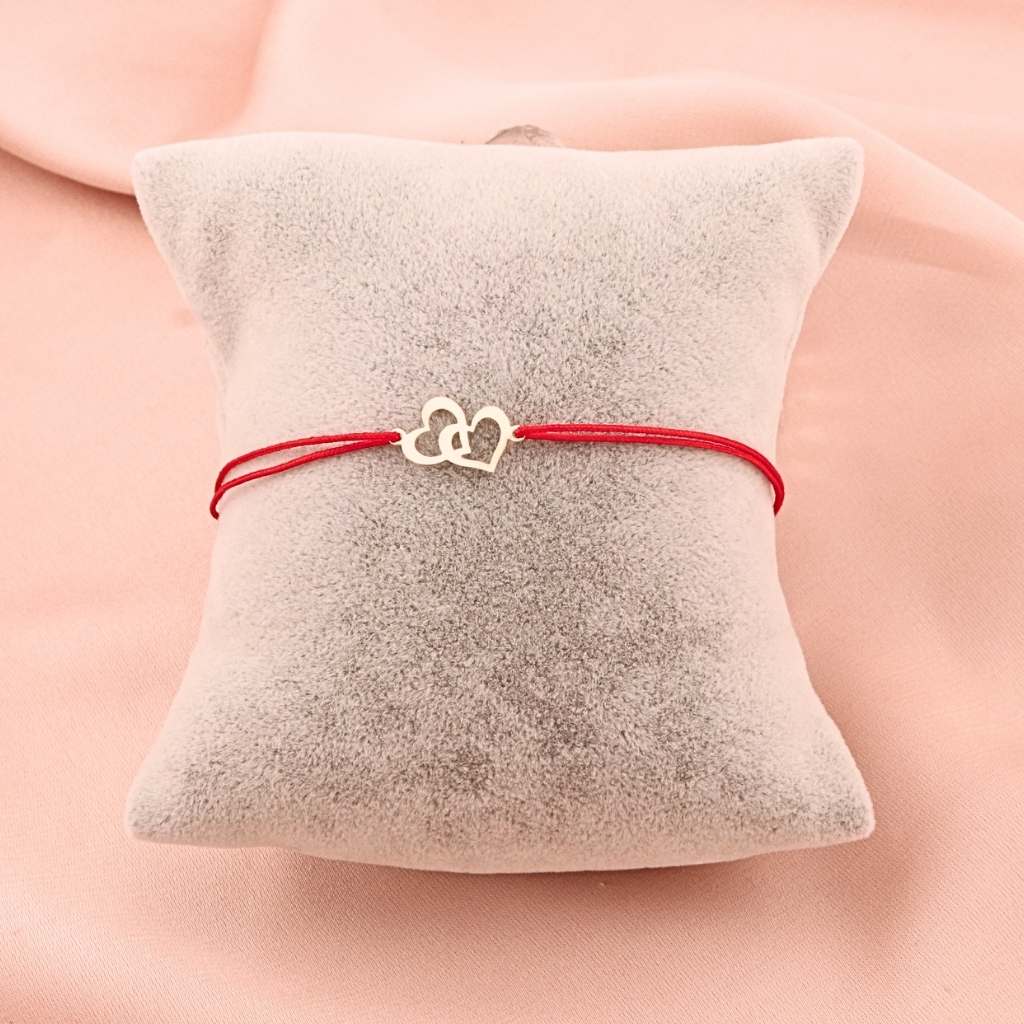 Bratara Aur 14k Snur Doua Inimi