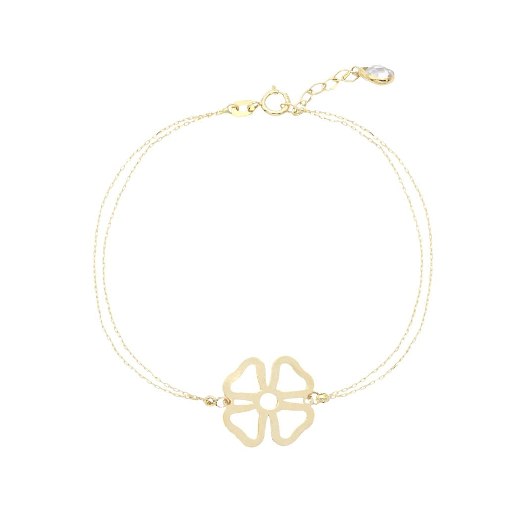Bratara Aur 14k Trifoi Norocos