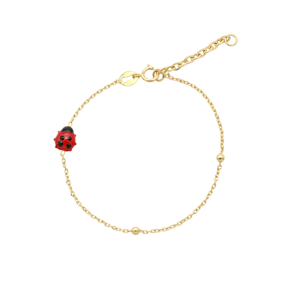 Bratara Copii Aur 14k Buburuza