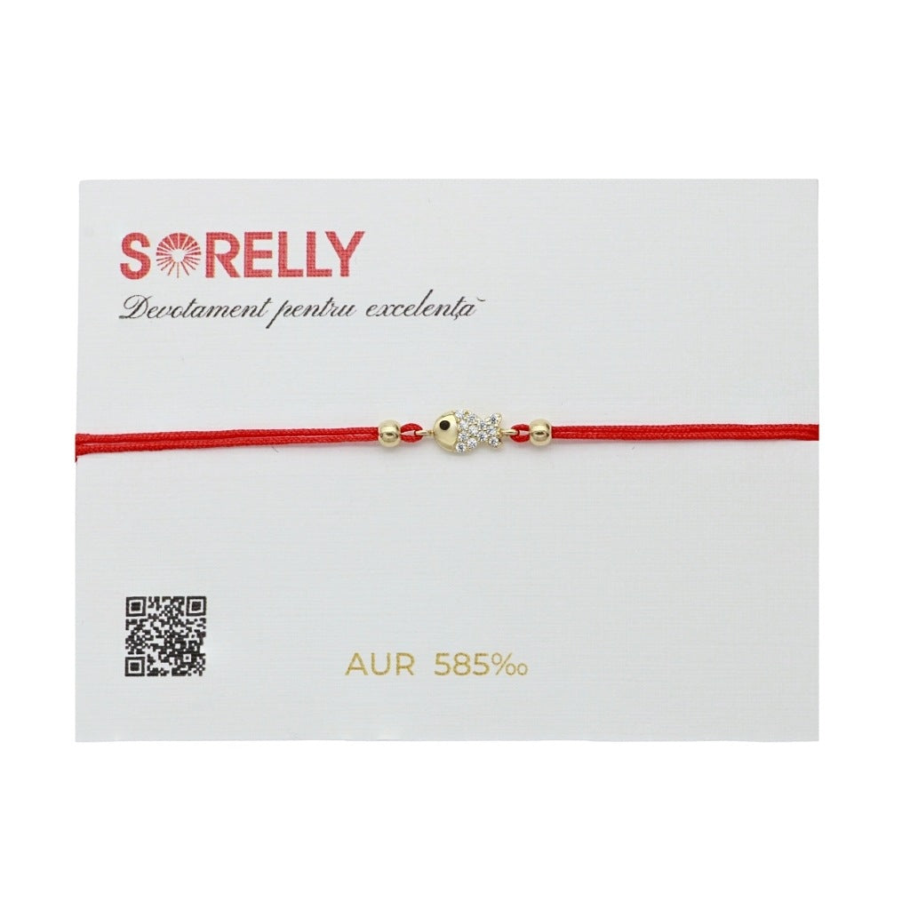 Bratara Snur Aur 14k Fish