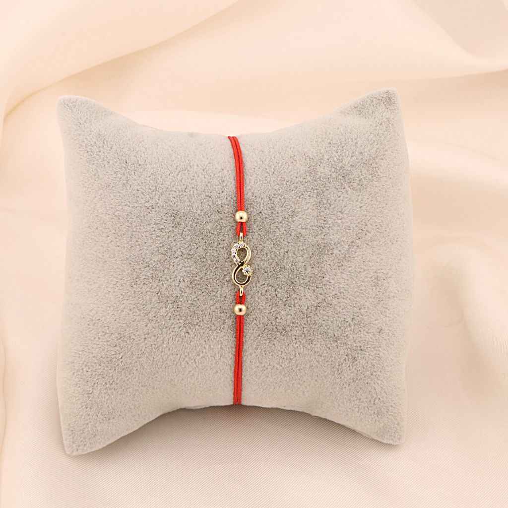 Bratara Snur Aur 14k Infinit cu Pietre Zirconia