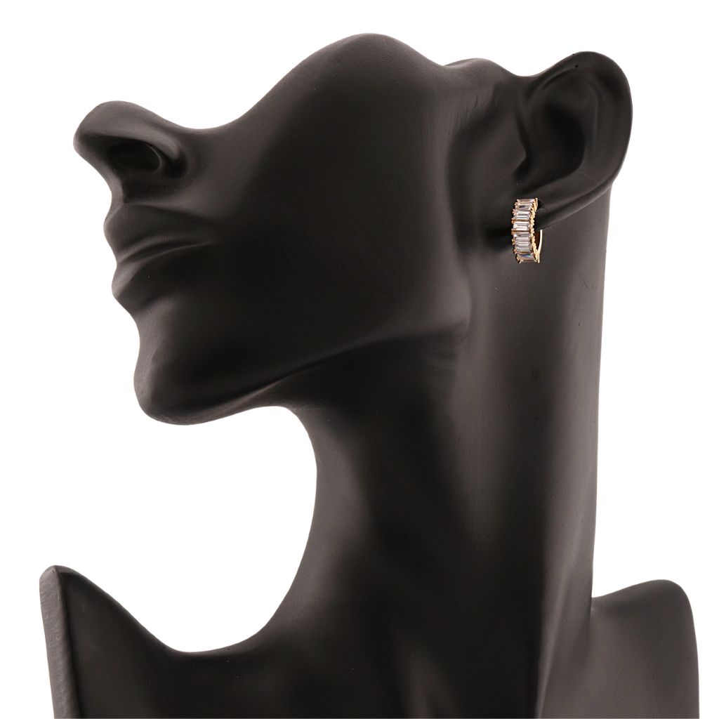 Cercei Aur 14k Eternity cu Pietre Zirconia