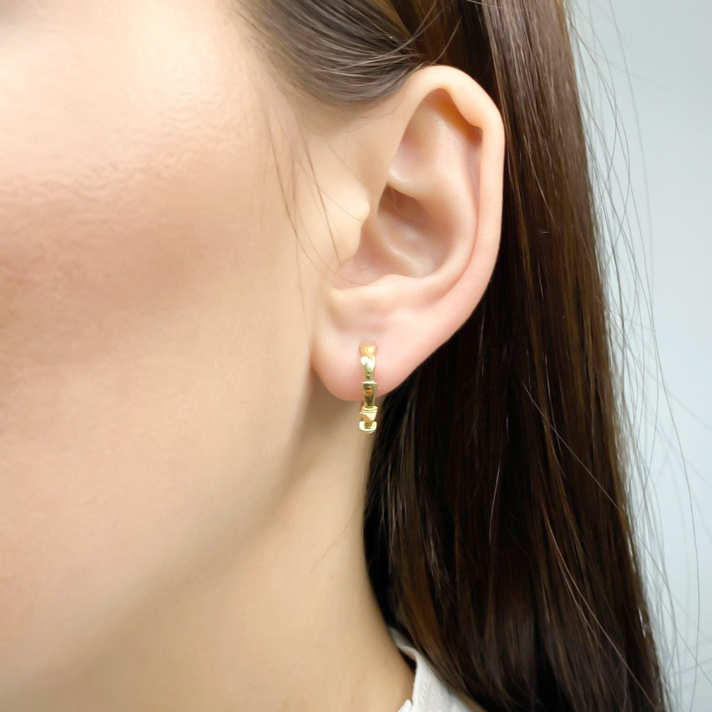 Cercei Aur 14k Snake