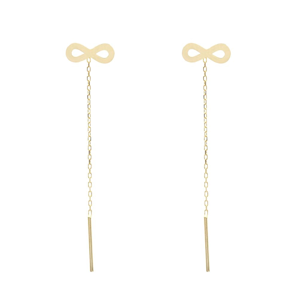 Cercei Fir Aur 14k Infinit