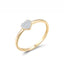 Inel Aur 14k cu Diamante 0,040ct Inima - SORELLY