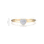 Inel Aur 14k cu Diamante 0,040ct Inima - SORELLY