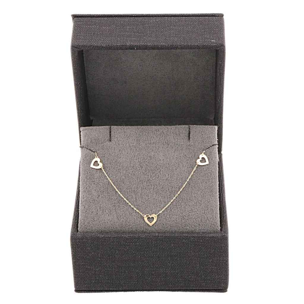 Lant Aur 14k Dainty Hearts