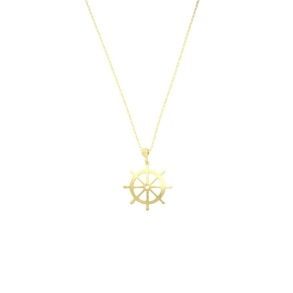 Lant Aur 14k Pirate Steering Wheel