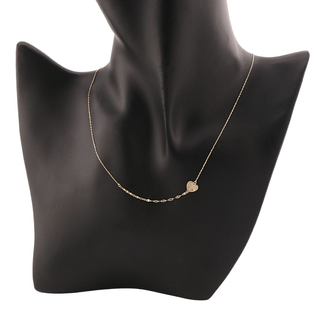 Lant Aur 14k Sequin Link Heart