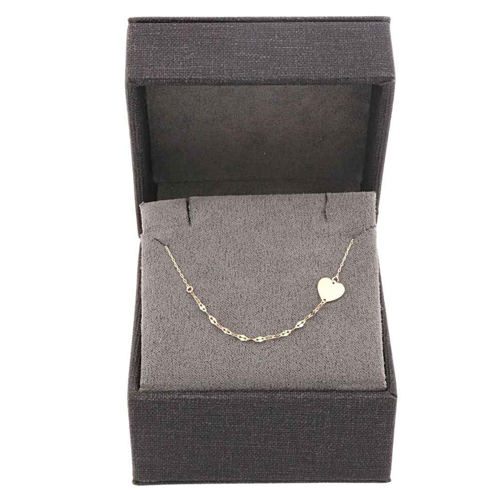 Lant Aur 14k Sequin Link Heart
