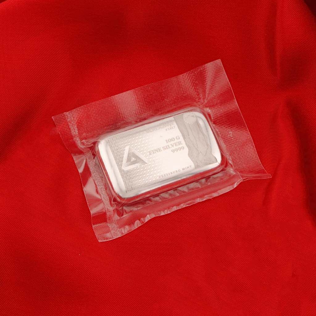 Lingou Argint 100g Triangle Pressburg Mint
