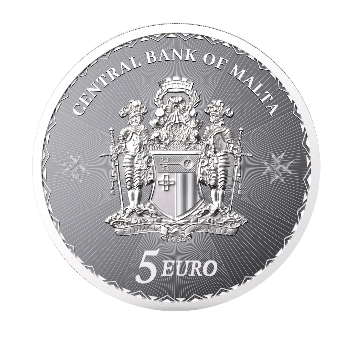 Moneda Argint 31.1g Cruce Malteza 2024