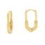 Cercei Aur 14k Safety Pin - SORELLY
