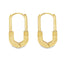 Cercei Aur 14k Safety Pin - SORELLY