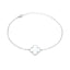 Bratara Argint Floare cu Sidef 1.3 cm