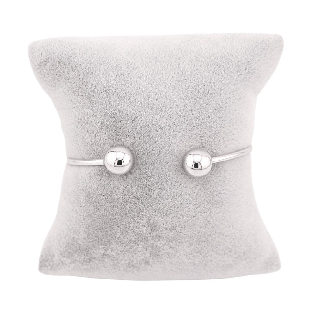Bratara Argint Tip Bangle cu Elemente Rotunde