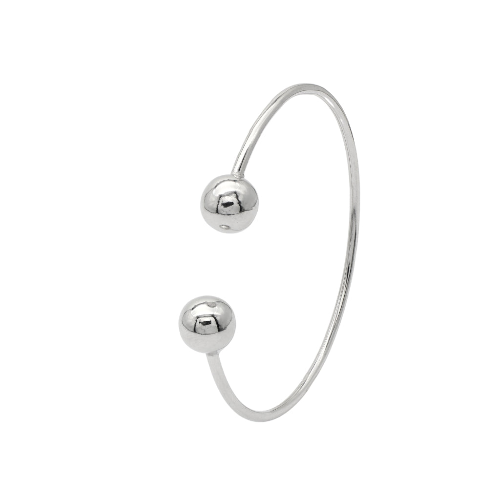 Bratara Argint Tip Bangle cu Elemente Rotunde