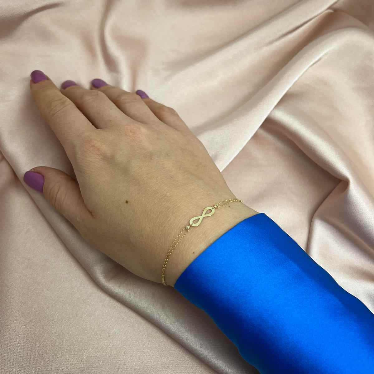 Bratara Aur 14k cu Infinit