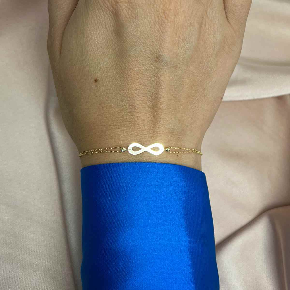 Bratara Aur 14k cu Infinit