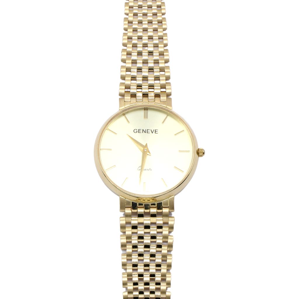Ceas Aur 14k Geneve Unisex 32 mm