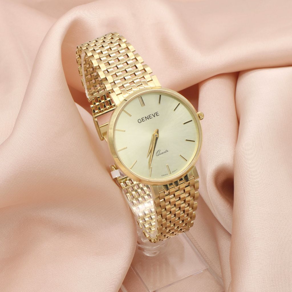 Ceas Aur 14k Geneve Unisex 32 mm
