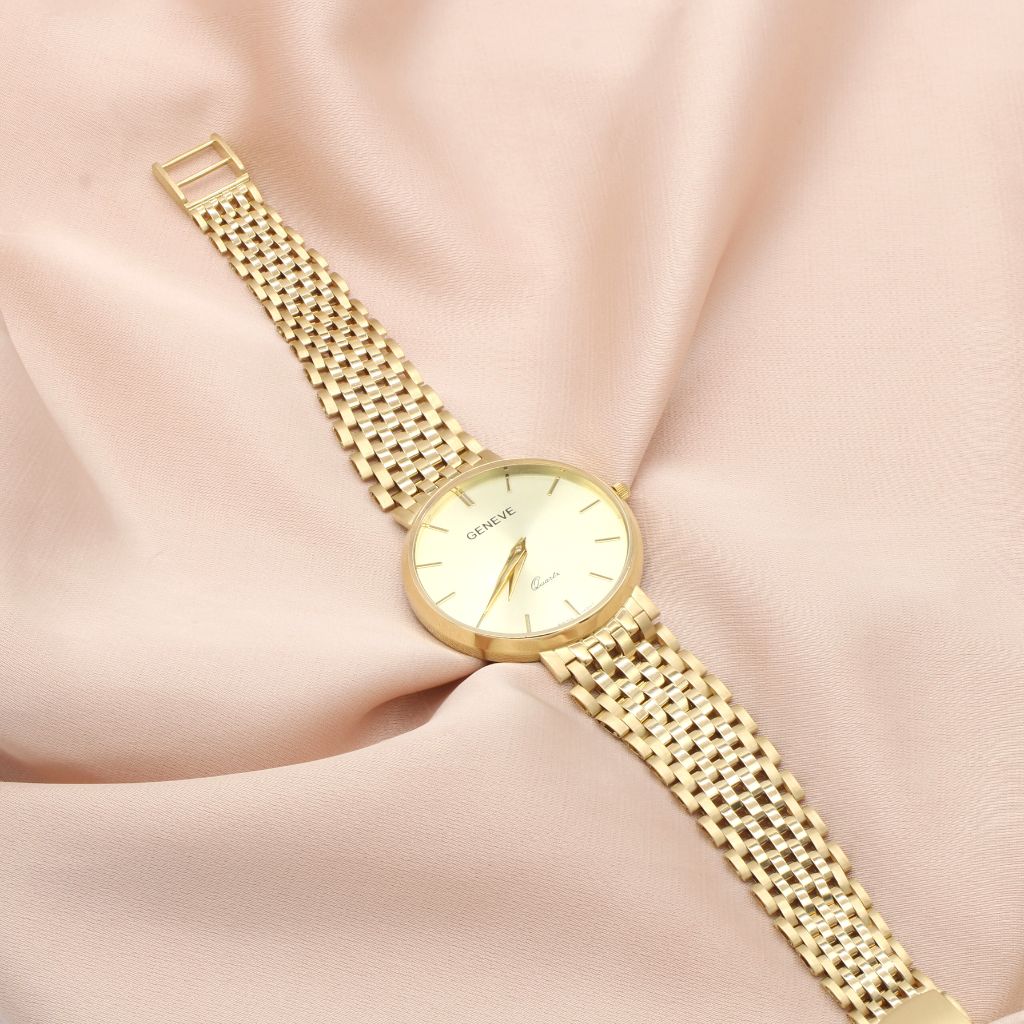 Ceas Aur 14k Geneve Unisex 32 mm