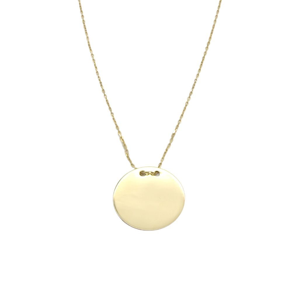 Lant Aur 14k Banut Pentru Gravat 1.7 cm
