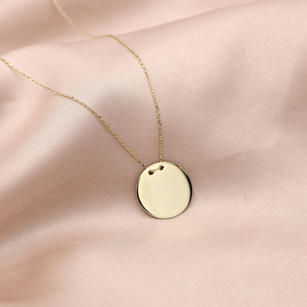 Lant Aur 14k Banut Pentru Gravat 1.7 cm