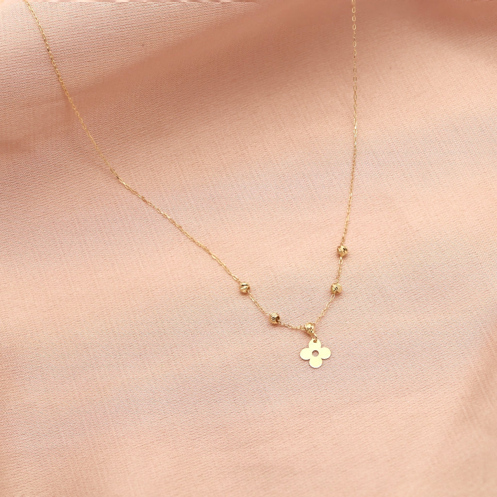 Lant Aur 14k Bile si Floare