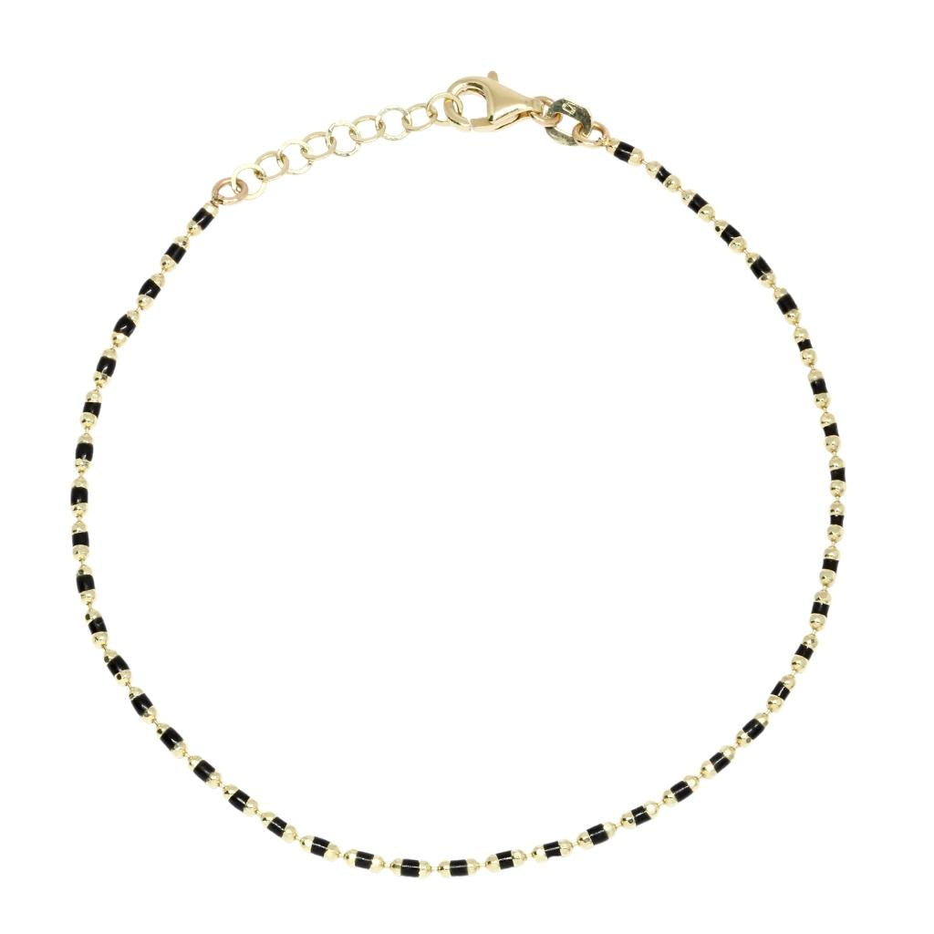 Bratara Aur 14k cu Agat Multicolor