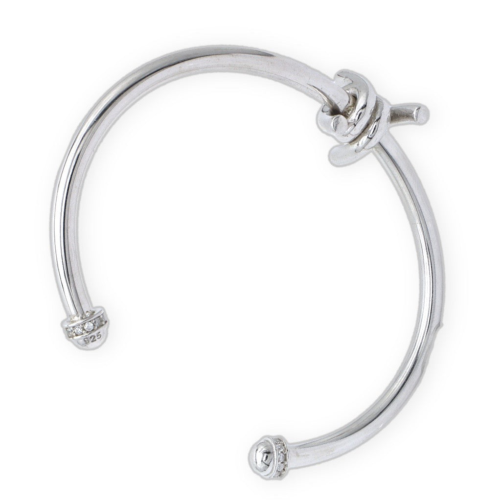Bratara Fixa Argint Knot
