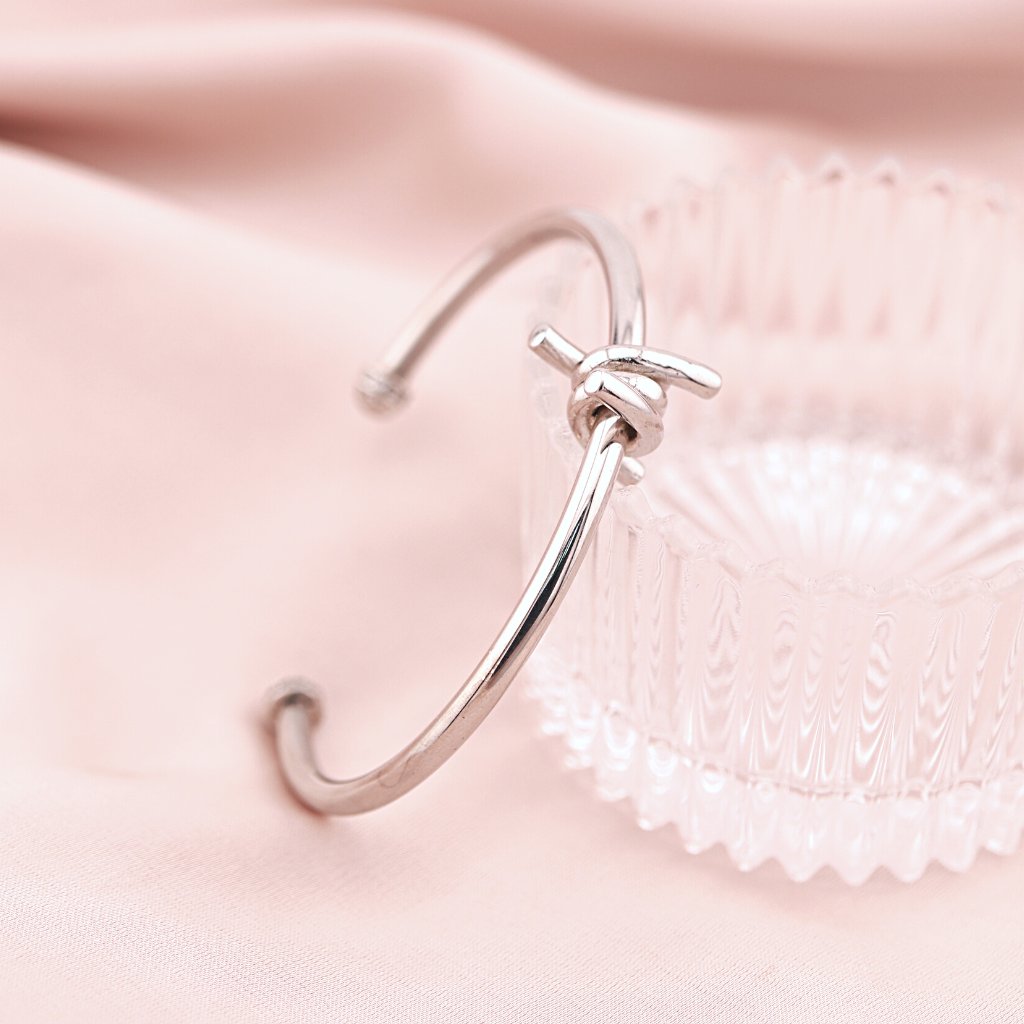 Bratara Fixa Argint Knot