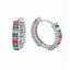 Cercei Argint Creole Rainbow Eternity
