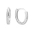 Cercei Argint Eternity cu Pietre Zirconia