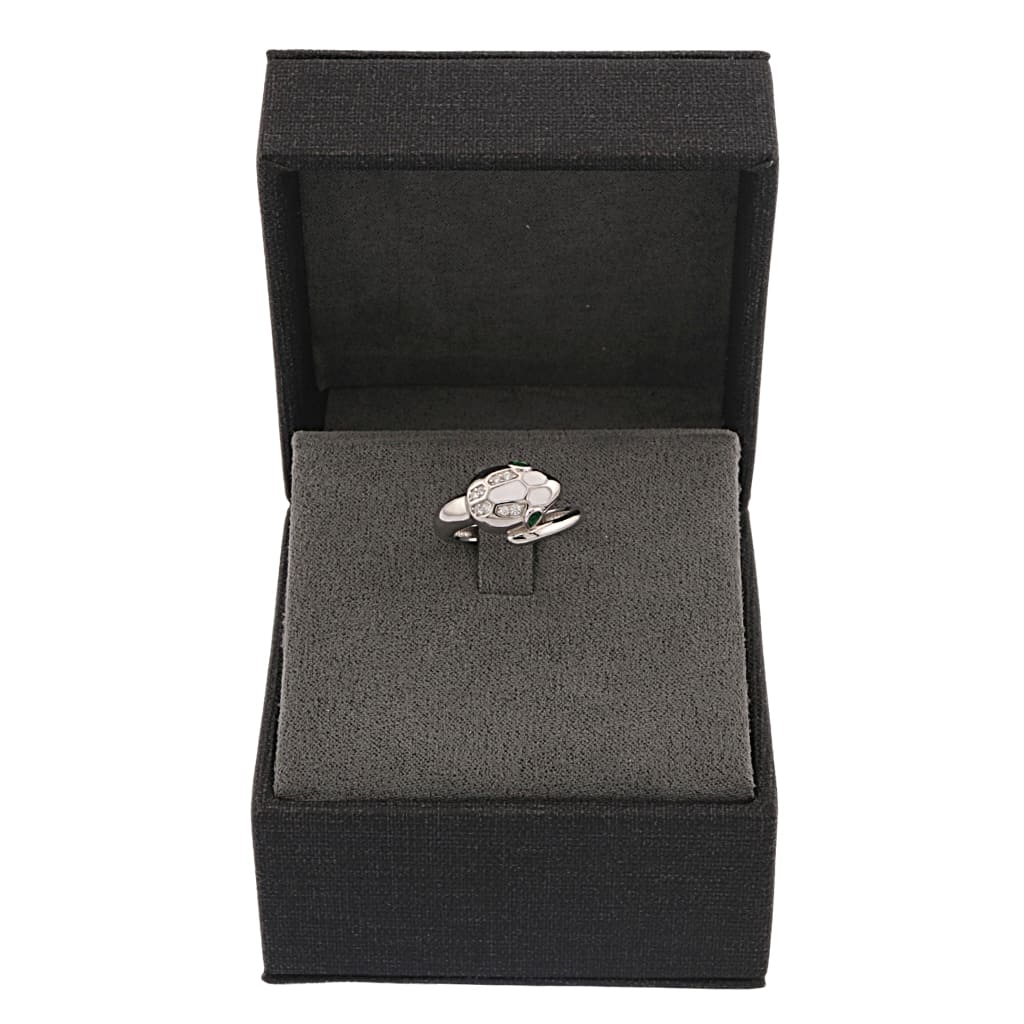 Inel Argint Snake cu Pietre Zirconia