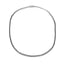 Lant Argint Tennis 3mm cu Pietre Negre