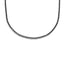Lant Argint Tennis 3mm cu Pietre Negre