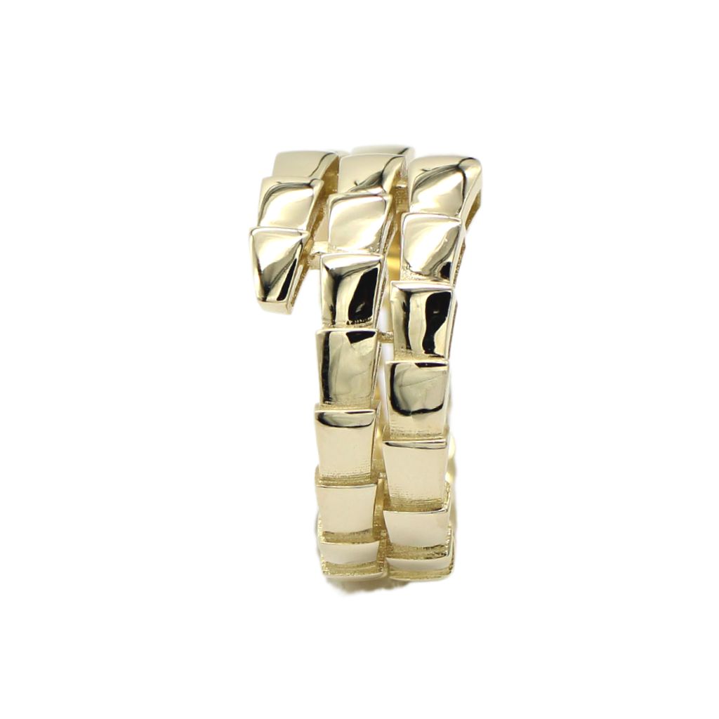 Inel Dublu Aur 14k Sarpe