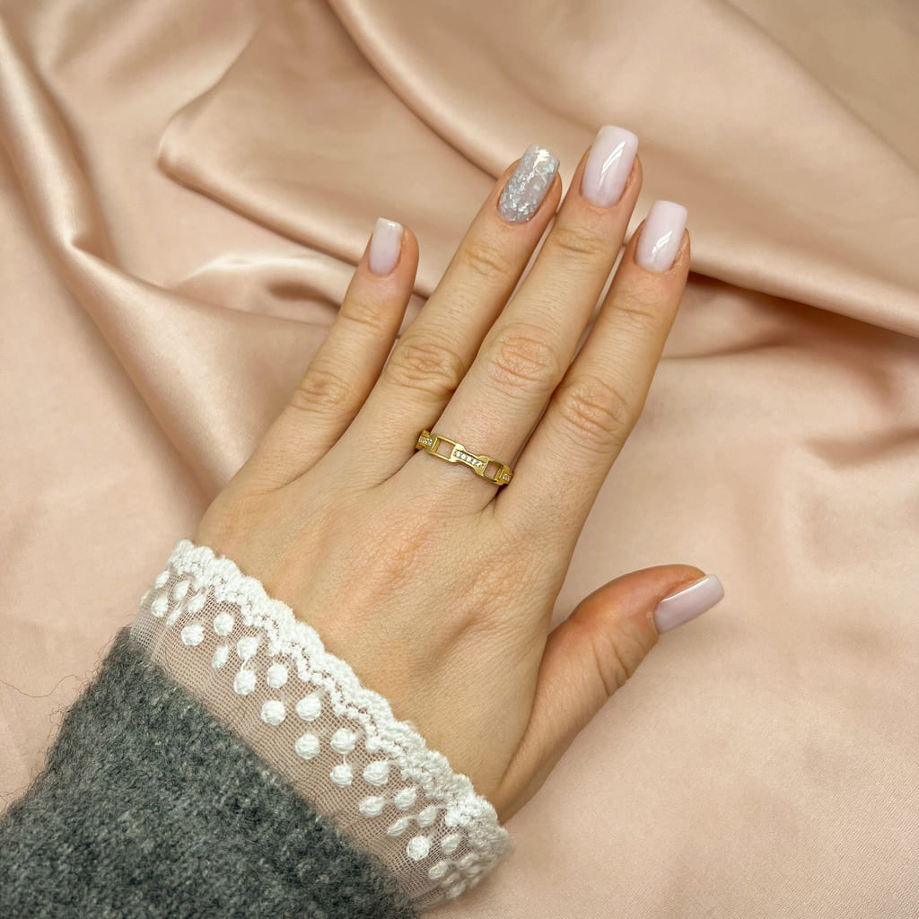 Inel Aur 14k Zale cu Pietre Zirconia