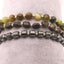 Bratara Aur 14k Snur Bile si Hematit Cilindric Gri 5mm